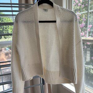 Abercrombie & Fitch White Cardigan